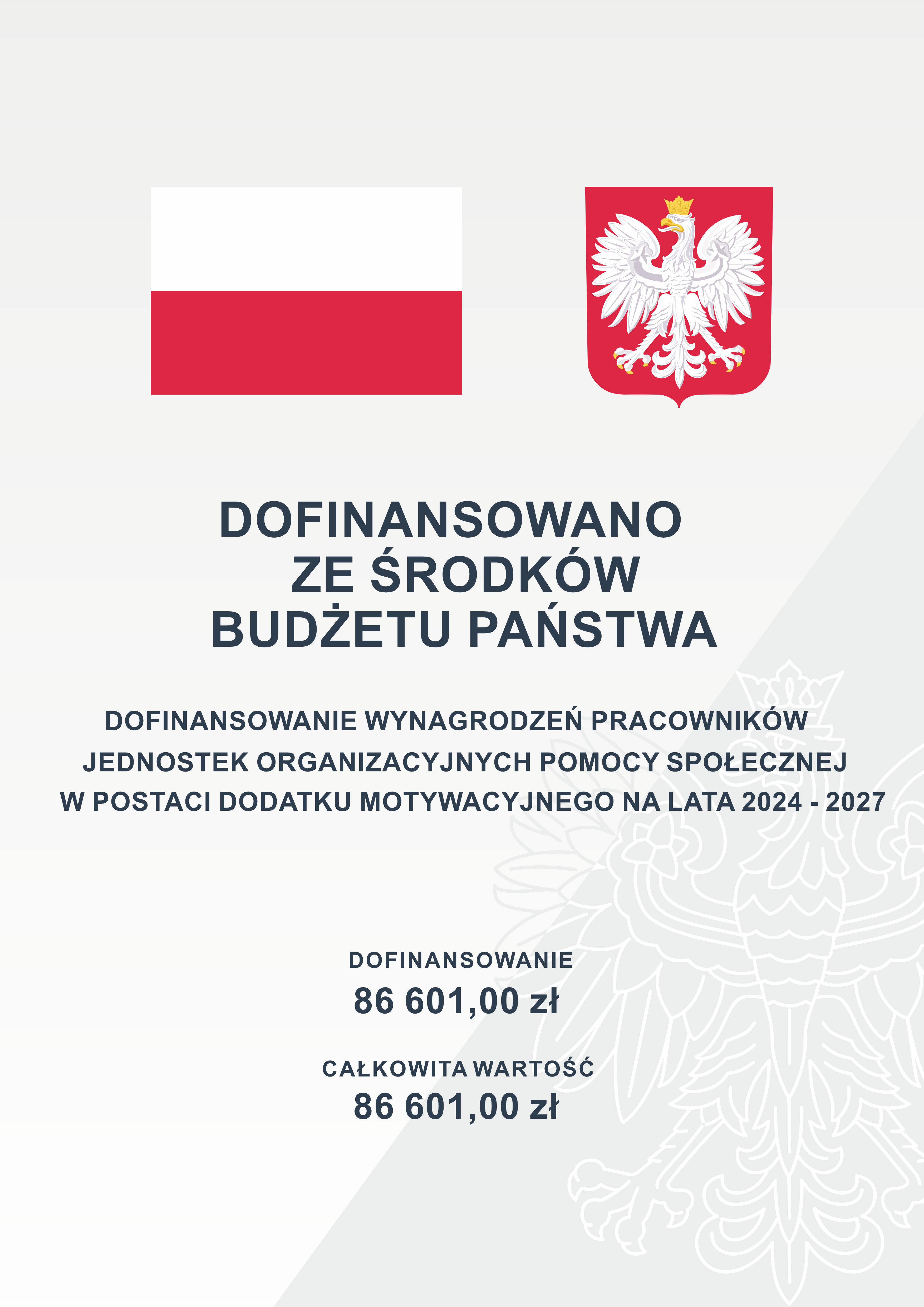 Plakat informacyjny - dodatki motywacyjne