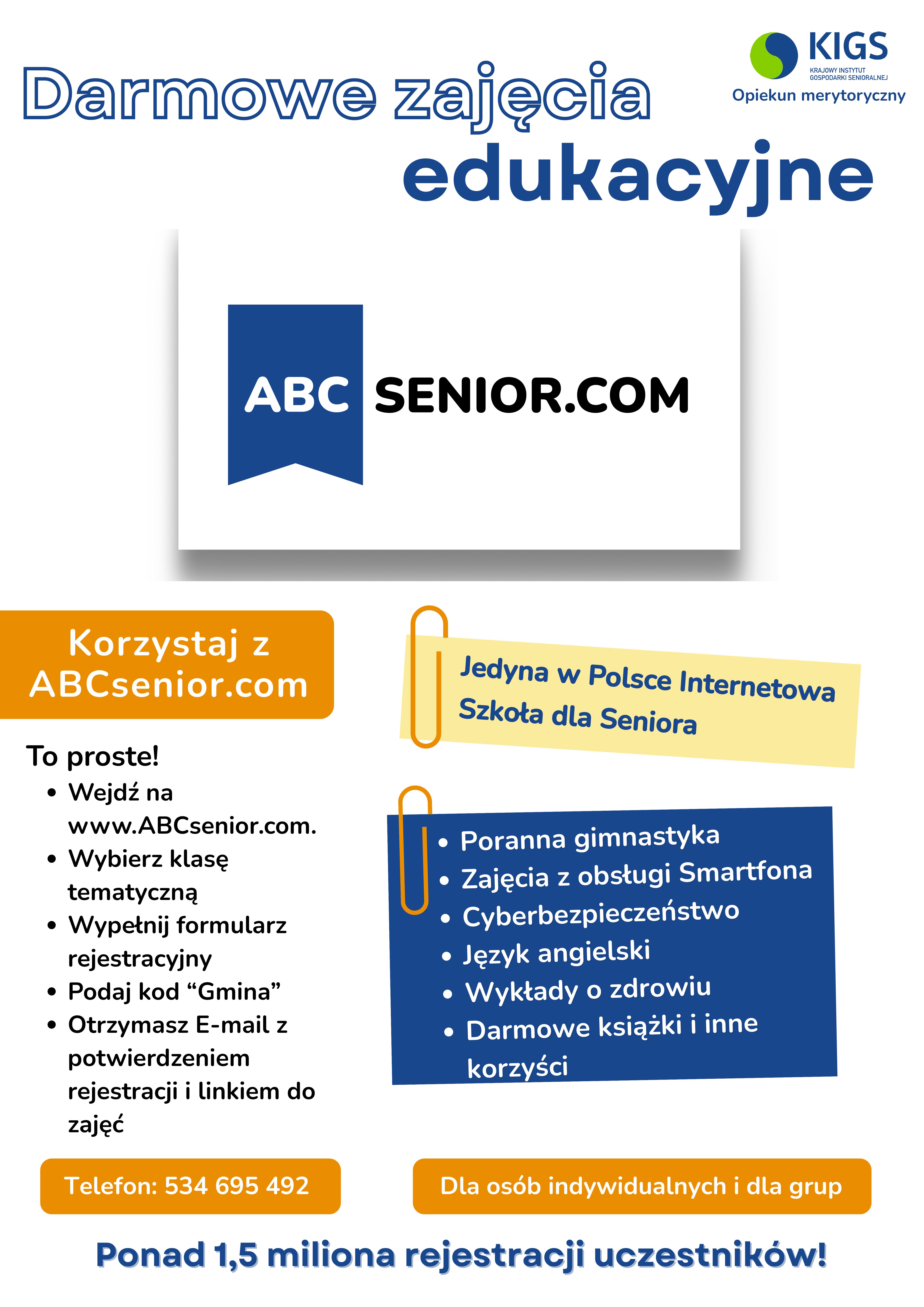 plakat informacyjny